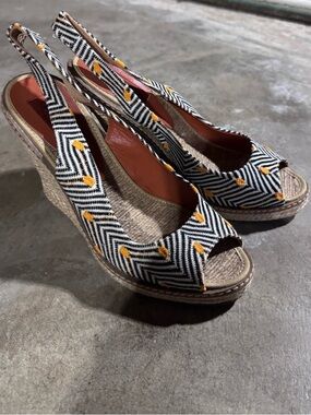 Missoni chevron espadrille wedge Size 7.5